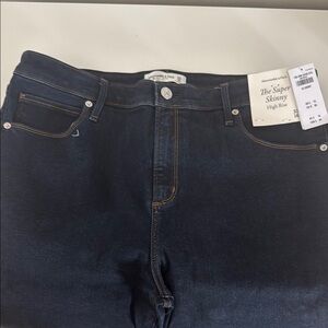 Abercrombie & Fitch Blue Skinny Jeans Modern Style